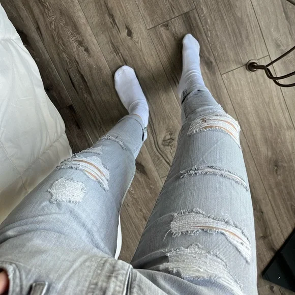 Grey Ripped Jeans - Picture 2 of 5